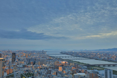 日本大阪梅田蓝天大厦景观