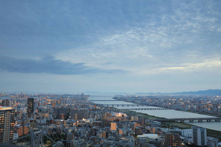 日本大阪梅田蓝天大厦景观