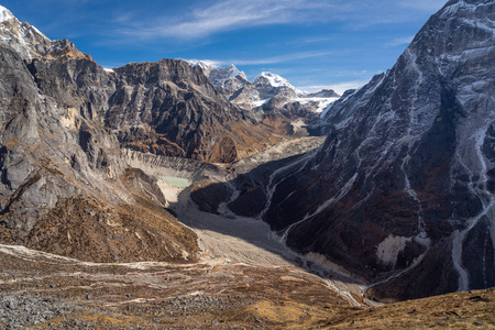 Mera 地区 Thagnag 的喜马拉雅山景观, 尼泊尔, 亚洲