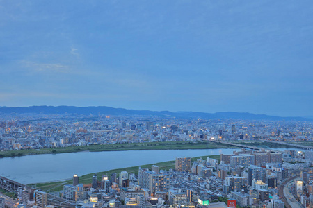 日本大阪梅田蓝天大厦景观