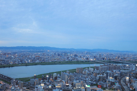 日本大阪梅田蓝天大厦景观