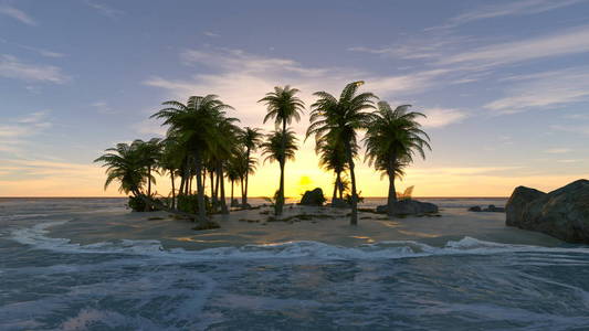 Island3d Cg 渲染岛