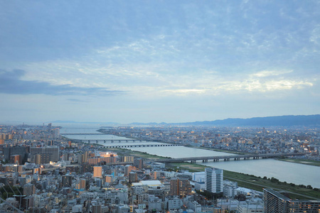 日本大阪梅田蓝天大厦景观