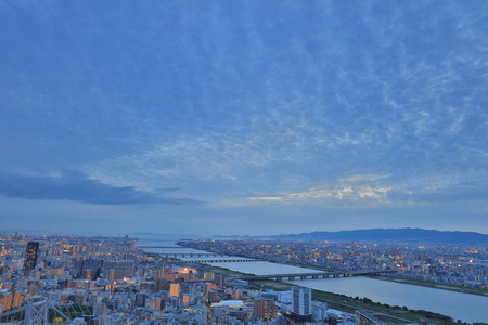 日本大阪梅田蓝天大厦景观