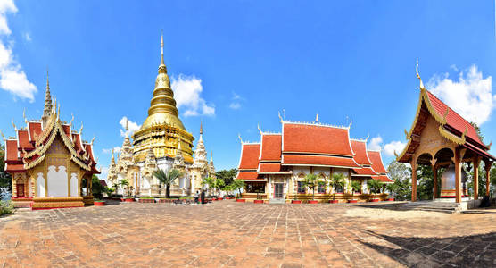 泰国寺庙全景图