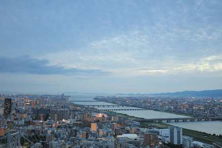 日本大阪梅田蓝天大厦景观