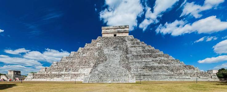 墨西哥察考古遗址库库尔坎金字塔鸡