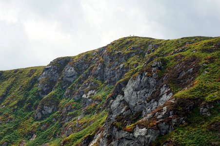 Luggala 或花哨的 Mountain.Wicklow.Ireland