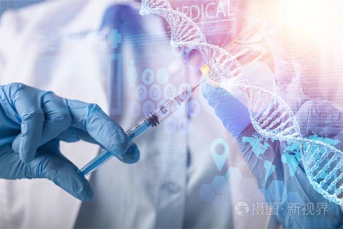 人类的双手注射器注射和医学照片-正版商用图片0up4is-摄图新视界