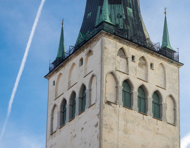 圣奥拉夫教堂在爱沙尼亚塔林
