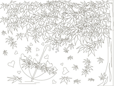 飘落枫叶图片-飘落枫叶素材-飘落枫叶插画-摄图新视界