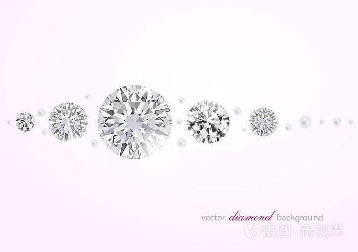 钻石与现代设计 perls 豪华背景