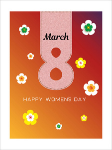 3月8日, 国际妇女节贺卡