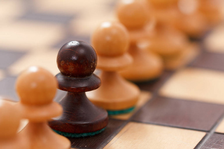 国际象棋经营理念, 领导成功。选择性聚焦, 景深浅