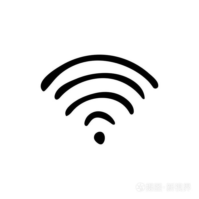 无线网络连接图标矢量