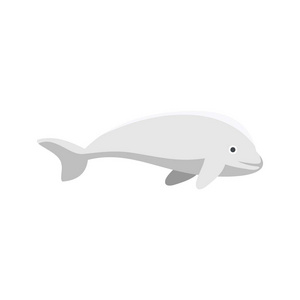 白鲸图标, 扁平风格