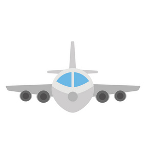 飞行飞机概念设计为私人喷气机图标