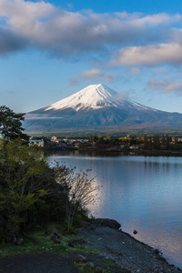富士山和川口湖与川美子市的形象