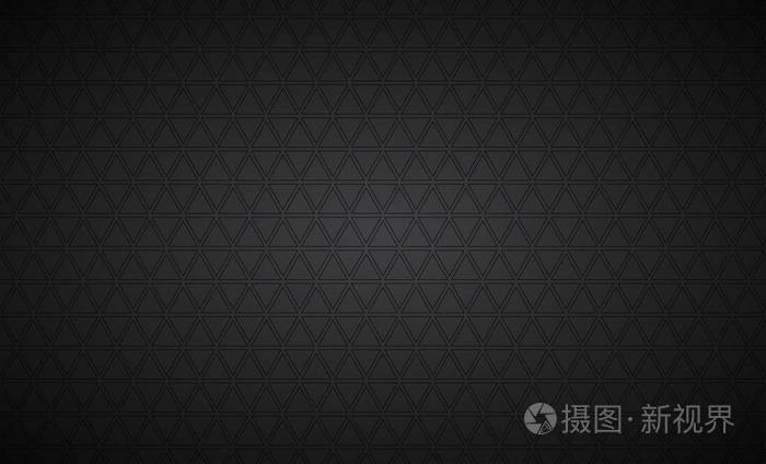 黑色抽象背景与长方形, 现代向量宽屏背景, 简单的纹理例证