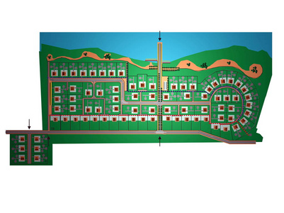 建筑模型和建筑的构成图片