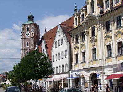 老城区ingolstadt与明斯特教堂