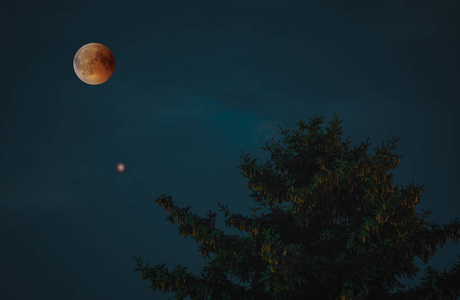 全月蚀 bloodmoon 于2018年7月28日在德国的看法