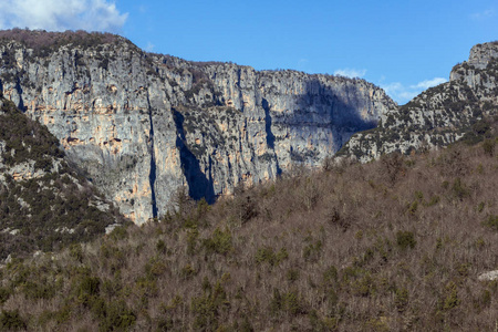 Vikos 峡谷和 Pindus 山脉的惊人景观, Zagori, 鲁斯, 希腊