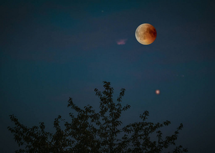 全月蚀 bloodmoon 于2018年7月28日在德国的看法