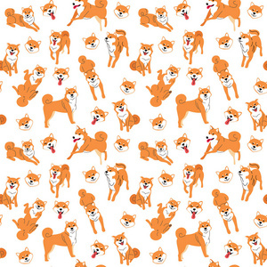 柴犬壁纸图片 柴犬壁纸素材 柴犬壁纸插画 摄图新视界