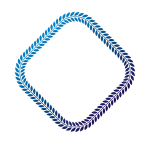 豪华菱形框, 经典纹章空白形状创建为春季设计.