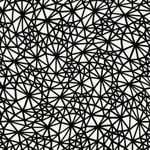 抽象无缝几何装饰矢量网格模式
