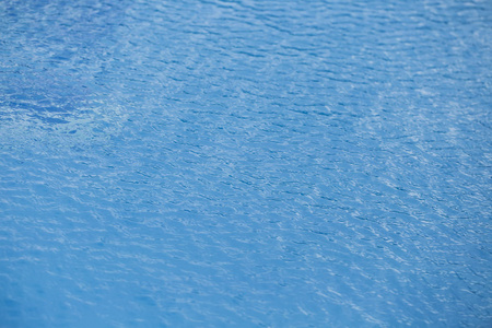 水面清澈的背景拍摄.蓝色的海水在平静中.