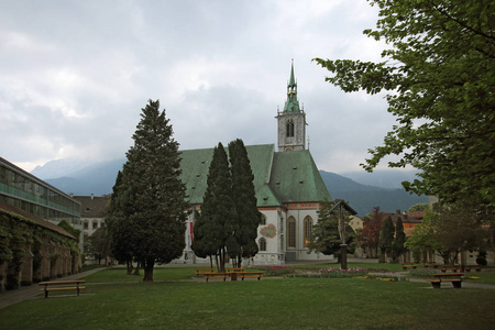 圣玛丽教堂为在奥地利蒂罗尔 Schwaz 的银矿工人建造