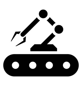 工艺机器人机械手制造工艺, 工业机器人标志符号图标照片