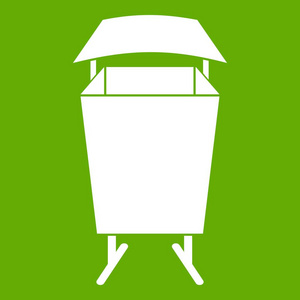 垃圾桶图标绿色
