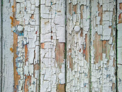 非常旧的木板。结构。老树。划 痕。纯净的油漆。垃圾