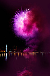 烟花在夜空, 巴库