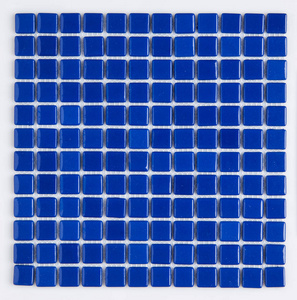 小蓝色瓷砖, 顶部视图, 马约利卡。为目录