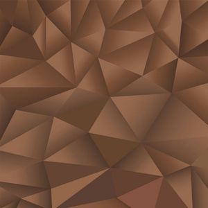 抽象棕色几何背景从三角形。向量