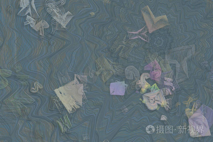 概念背景, 网页, 平面设计, 目录或纹理.混合杂乱形状