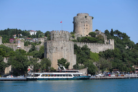 在伊斯坦布尔市的 Rumelian 城堡