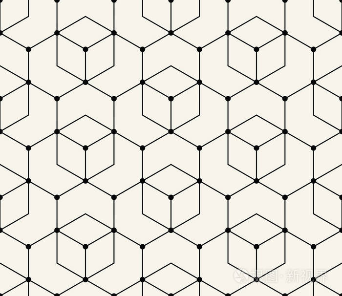 无缝的几何线网格矢量的多维数据集模式