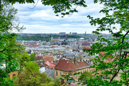 利沃夫的城市景观