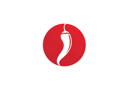 辣椒 logo 模板矢量图标插画设计