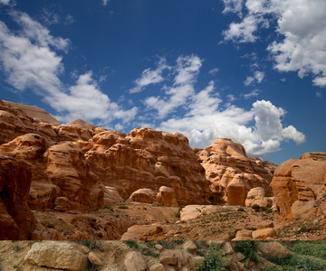 佩特拉，Jordan，中东地区的山