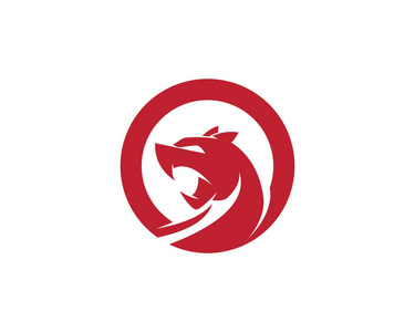 危险豹猎豹 logo 模板矢量图标插画设计照片