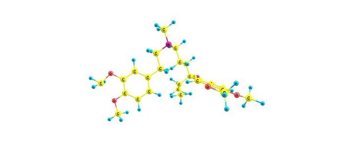 维拉帕米分子结构上白色孤立