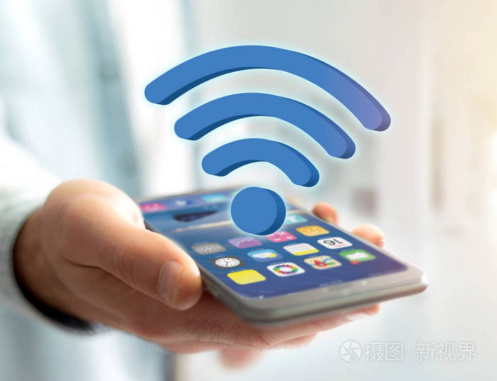 wifi 符号的视图照片-正版商用图片0uv5d7-摄图新视界