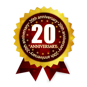 20 周年纪念奖章框架