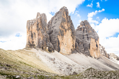 具有里程碑意义的白云岩Tre 犯罪 di Lavaredo